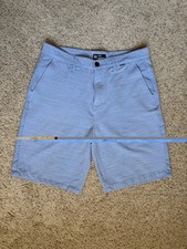 Hurley Phantom Hybrid Walk Shorts, Men's Size 36, Teal Blue