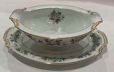 Noritake Laurette Gravy Boat with Attached Underplate — listing 4