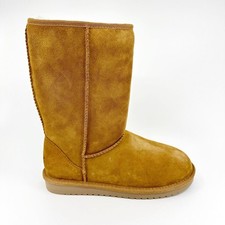 Koolaburra by UGG Women's Chestnut Suede Winter Boots with Faux Fur Lining and Bow Detail — listing 4