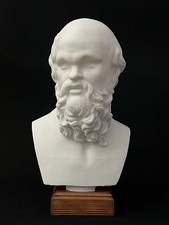 Bronze Grand Tour Bust of Socrates on Marble Base — listing 6