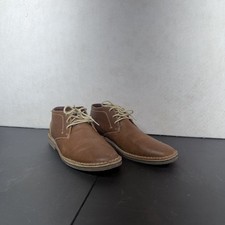 Kenneth Cole Reaction Men's Brown Leather Chukka Boots, Design 21525, Size 8M