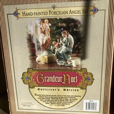 Collector Plate Set with Cherub Angels and Inspirational Verse (3-Piece Sectioned Plate Set) — listing 3