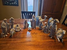 Ceramic Nativity Set, Multi-Figure Holy Family and Wise Men, Maker Unknown, listing 6