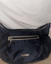 Burberry Beat Check Quilted Small Shoulder Bag with Black Leather Buckle Flap — listing 5