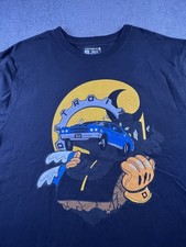 Carhartt N°89 Detroit Graphic Black T-Shirt, Vintage Style Retro, Size L