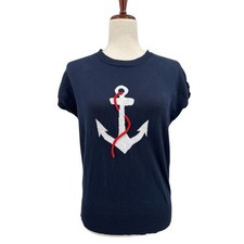 Ann Taylor Sleeveless Anchor Print Blouse — listing 4