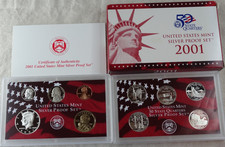 2001 United States Mint Silver Proof Set - 50 State Quarters — listing 6