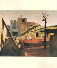 Southwestern Adobe Church Watercolor Prints, Framed Set of 4 — listing 2