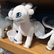 How to Train Your Dragon Light Fury White Dragon Plush