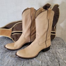 Rios of Mercedes Two-Tone Black & Tan Leather Cowboy Boots