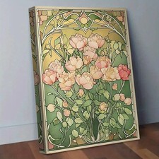 Framed Floral Botanical Decorative Art Print, Signed — listing 4