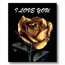 Framed Sepia-Toned Rose Print on Deckle-Edge Paper in Gold Ornate Frame No visible marks anywhere — listing 6