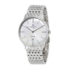 Hamilton American Classic Intra-Matic Automatic Watch with Brown Leather Strap — listing 5