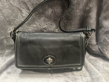 Coach Soho Small Tan Leather Buckle Flap Shoulder Bag — listing 5