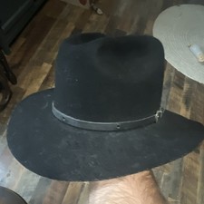 Harley-Davidson Black Wool Felt Western Cowboy Hat, Size Large — listing 5