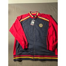 U.S. Polo Assn. Men's White Full-Zip Track Jacket with American Flag Patch — listing 3