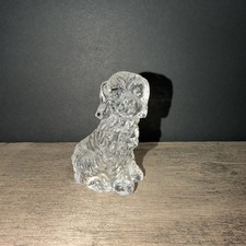 Clear Crystal Glass Puppy Dog Figurine / Paperweight — listing 6