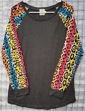 Grace & Emma Leopard Print Short-Sleeve Maxi Dress, Size XL — listing 6