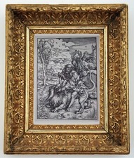 Albrecht Dürer 'Samson Rending the Lion' Woodcut - Later Impression/Reproduction — listing 4