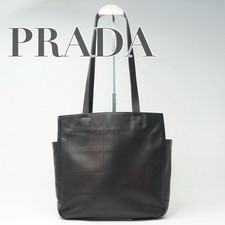 Vintage Prada Cognac Leather Top-Handle Frame Handbag, listing 3