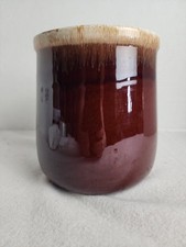 Vintage Brown Drip Glaze Ceramic Tumbler / Vase — listing 6