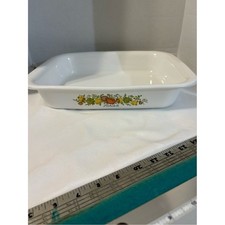 Vintage CorningWare Spice of Life 'La Sauge' Casserole Dish with Glass Lid — listing 4