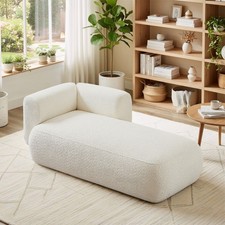 Sage Green Microfiber Upholstered Chaise Lounge — listing 3