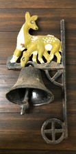 Vintage Cast Metal Southern Belle Figurine with Flower Basket and Garland — listing 2