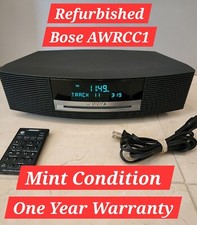 Bose Wave Music System AWRCC1 with CD Player, AM/FM Radio & Remote (Titanium Silver)