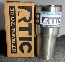 RTIC Personalized Laser-Engraved Stainless Steel Tumbler with Monogram, Sage Green — listing 2