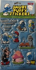Vintage 1983 Peyo "I Hate Smoking!" Smurf Sticker (Grouchy Smurf), approx. 2 inch — listing 6
