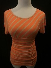 IZ Byer Girls' Ribbed Peplum Top with Chevron Necklace, Size M (7-10)