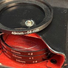 Tiffen 58mm Close-Up Lens Set (+1, +2, +4) with Case, Model 58CUS — listing 3