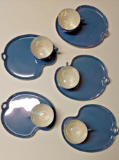 Noritake Hand-Painted Rose & Gilt Tea Set - Teapot, Creamer, Sugar Bowl, 6 Cups & Saucers — listing 6