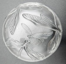 Antique Embossed Clear Glass Pickle/Condiment Bottle