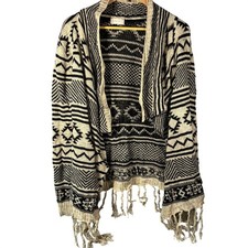Altar'd State Cream Textured Knit Button-Front Cardigan — listing 4