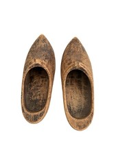 Antique Primitive Wooden Shoe Shine Box / Foot Stool with Cutout Handle — listing 6