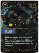 Riftbound League of Legends TCG - Teemo Strategist Champion Unit Card (Bandle City, art by Mo Yan), listing 6