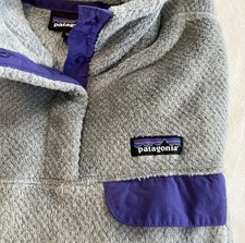 Patagonia Women's Re-Tool Snap-T Fleece Pullover, Size Small, Magenta/Pink — listing 6