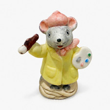 Vintage 1970s "I Like You" Sillisculpts Resin Figurine (Boy in Plaid Cap) — listing 5