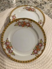 Vintage Diamond China Hand-Painted Floral Saucer / Small Bowl, Made in Japan — listing 3