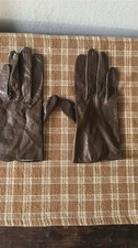 Vintage Ivory Kid Leather Gloves with Cutwork Floral Embroidery, Gauntlet Style — listing 4