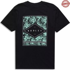 Hurley Boys' Chambray Blue Heather Logo T-Shirt, NWT — listing 3