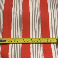 Indoor/Outdoor Upholstery Fabric Black with White Stripe Pattern - 78" x 54" — listing 4