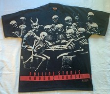 Rolling Stones Voodoo Lounge World Tour 94/95 Tie-Dye T-Shirt — listing 5