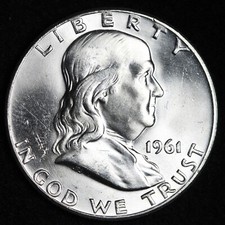 1938 US 3-Cent Thomas Jefferson Presidential Series Stamps (used lot) with 1961 Franklin Silver Half Dollar and 1902 NC voter registration document — listing 3