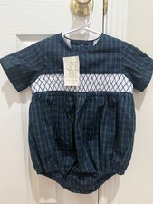 The Beaufort Bonnet Company Bea Louise Bubble in Tartan Plaid, Size 3T — listing 4