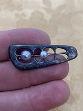 Sterling Silver Modernist Geometric Brooch — listing 4