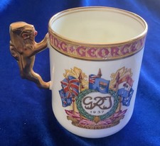 1937 King George VI & Queen Elizabeth Coronation Commemorative Mug — listing 2