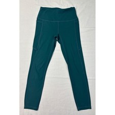 Gaiam Black High-Rise Yoga Leggings with Side Pockets, Size L — listing 5